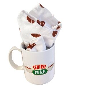 FRIENDS Series CENTRAL PERK Mug and Kitchen Towel Collectable Gift Set
